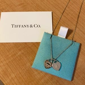 Tiffany’s Alphabet Heart Tag Necklace